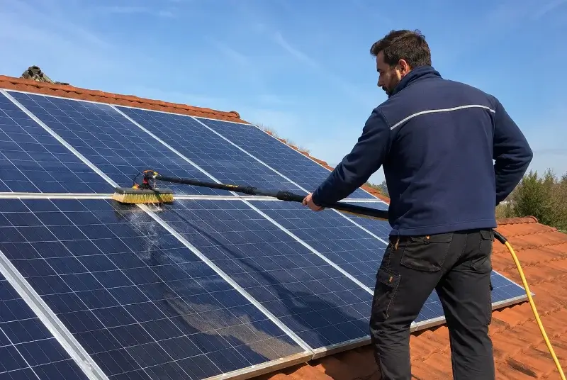 Nettoyage et entretien de panneaux solaires à Saint-Jean-de-Rives
