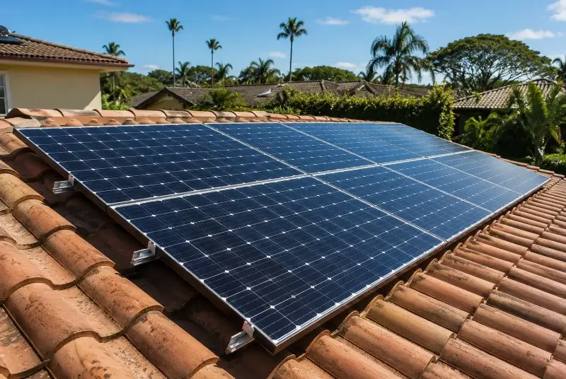 Installation de panneaux solaires à Saint-Jean-de-Rives